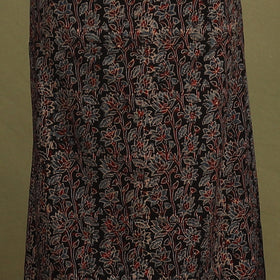 Black - 2pc unstitched dress material with jewellery set 15