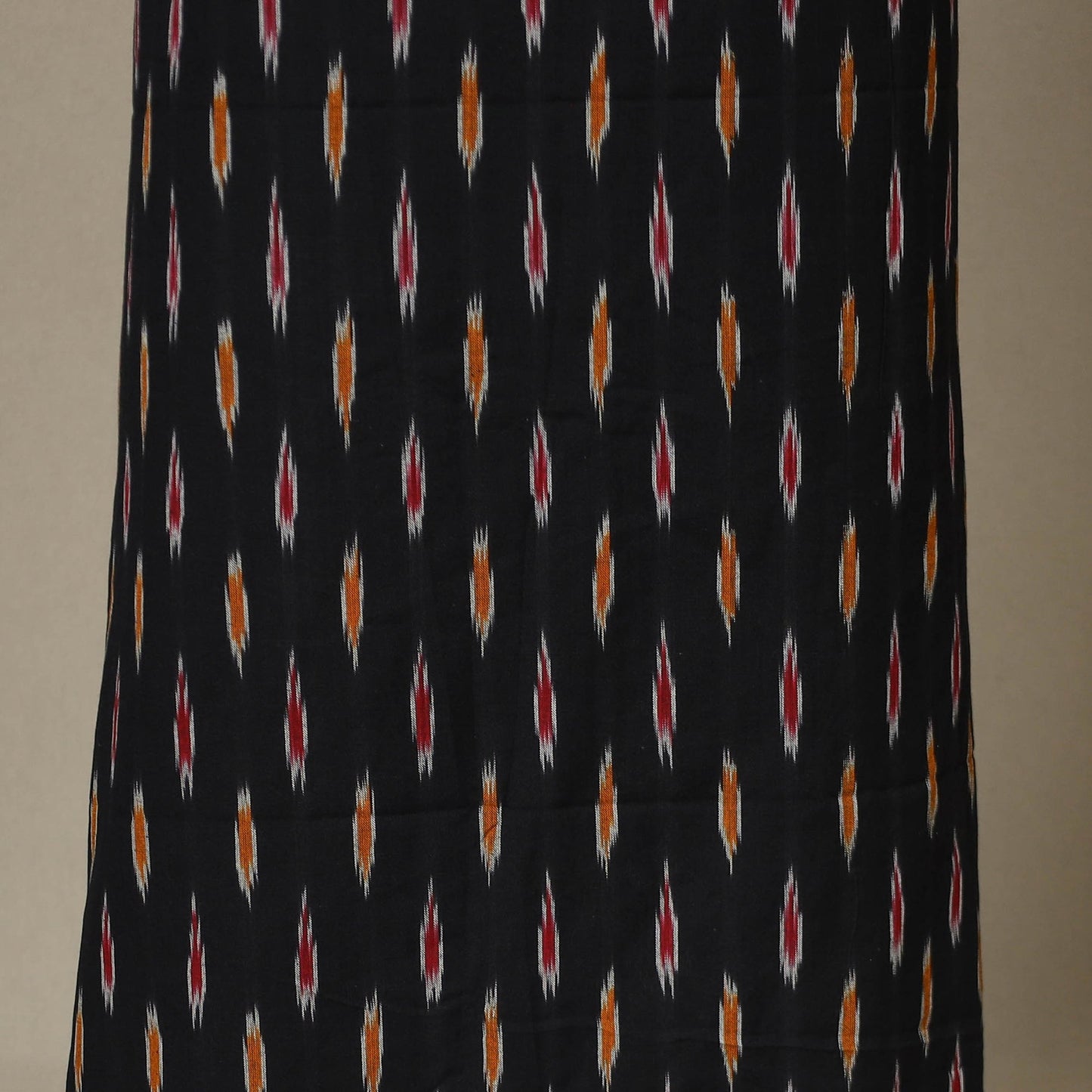 Black - 2pc unstitched pochampally double ikat dress