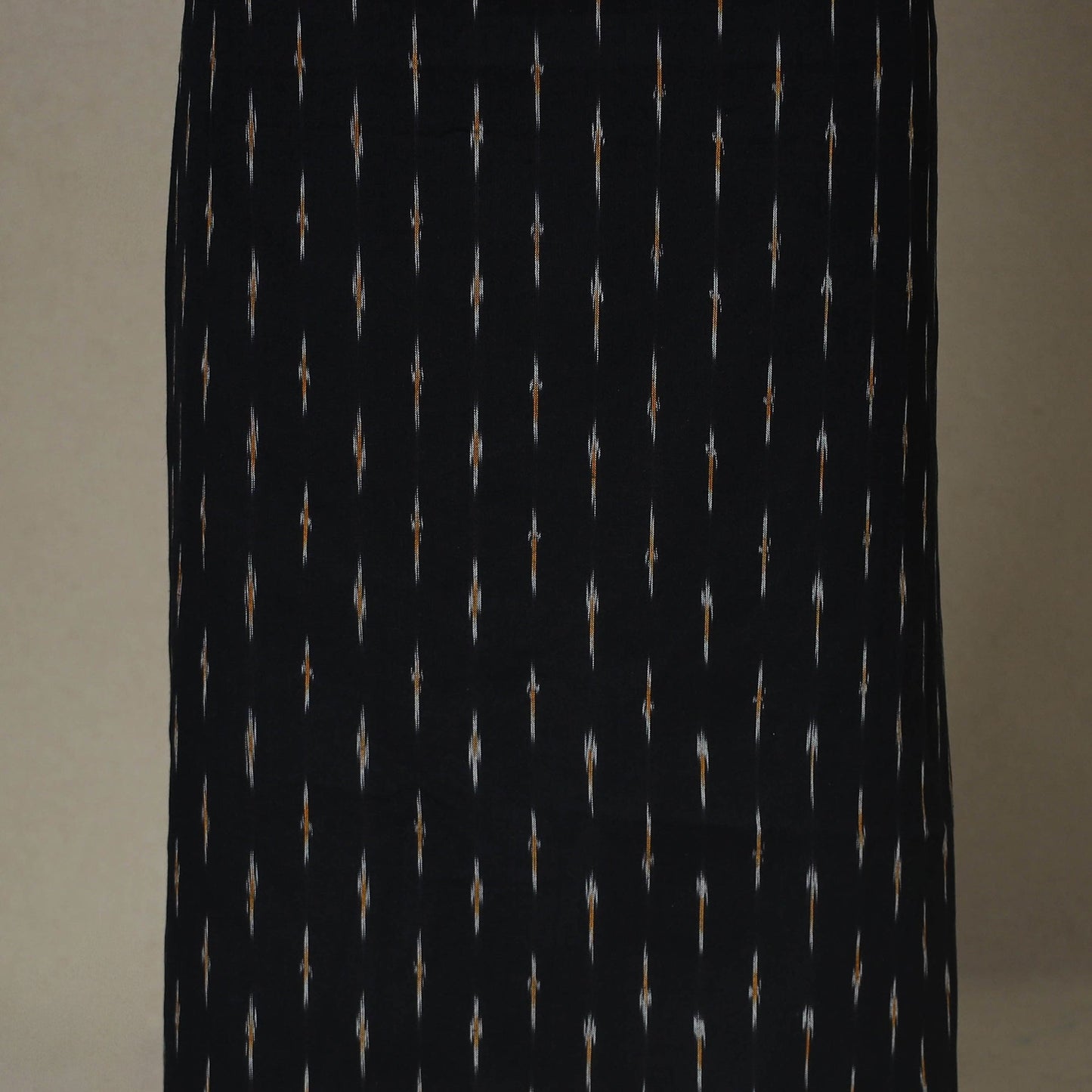 Black - 2pc unstitched pochampally ikat dress material