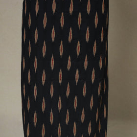 Black - 2pc unstitched pochampally ikat dress material