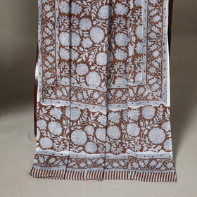 Black - 2pc unstitched pochampally ikat dress material