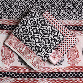  3pc Bagh Print Cotton Dress Material Set