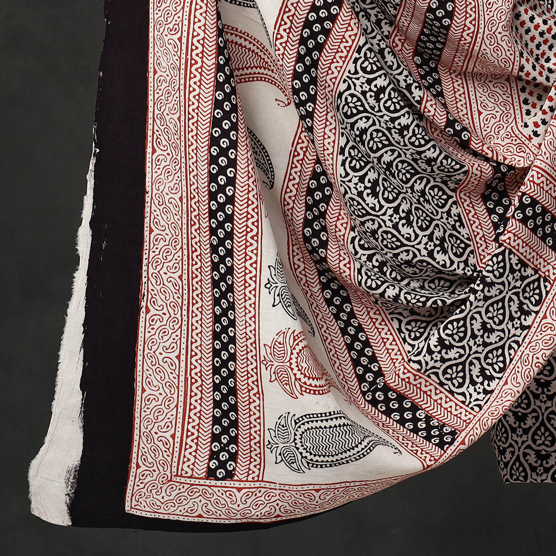  3pc Bagh Print Cotton Dress Material Set