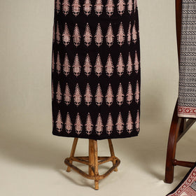  Black 3pc Bagh Print Cotton Dress Material Set