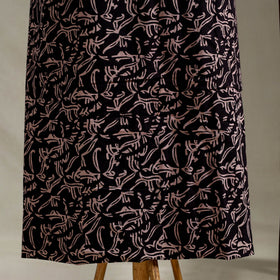  Black 3pc Block Print Natural Dyed Ajrakh Dress Material