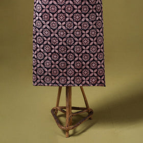Black 3pc Cotton Bagh Print Dress Material with Jewellery Set 