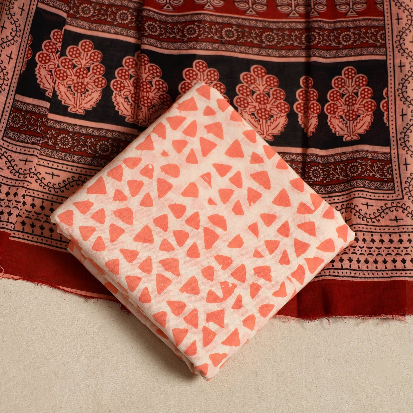 Black - 3pc cotton bagh unstitched dress material 10