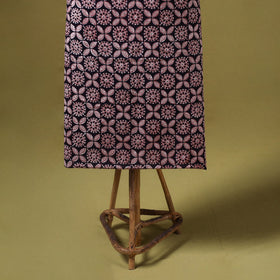 Black 3pc Cotton Bagh Print Dress Material with Jewellery Set 