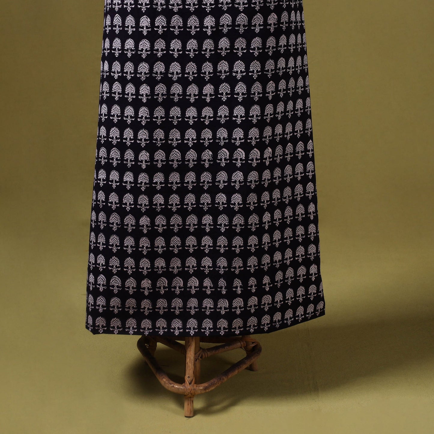 Black - 3pc cotton bagh unstitched dress material