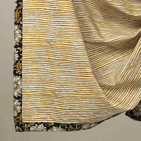  Black 3pc Cotton Bagru Print Kurta with Sanganeri Dupatta