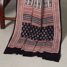 Black - 3pc cotton unstitched bagh dress material 10