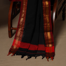 Black - 3pc cotton unstitched dharwad dress material