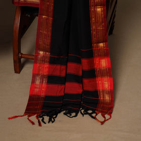 Black - 3pc cotton unstitched dharwad dress material