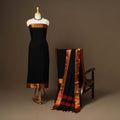 Black - 3pc cotton unstitched dharwad dress material