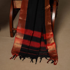 Black - 3pc cotton unstitched dharwad dress material