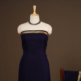 Black - 3pc cotton unstitched dharwad dress material