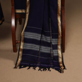 Black - 3pc cotton unstitched dharwad dress material