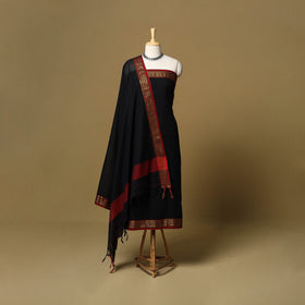 3pc cotton unstitched dharwad dress material with border 23