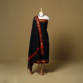 3pc cotton unstitched dharwad dress material with border 30