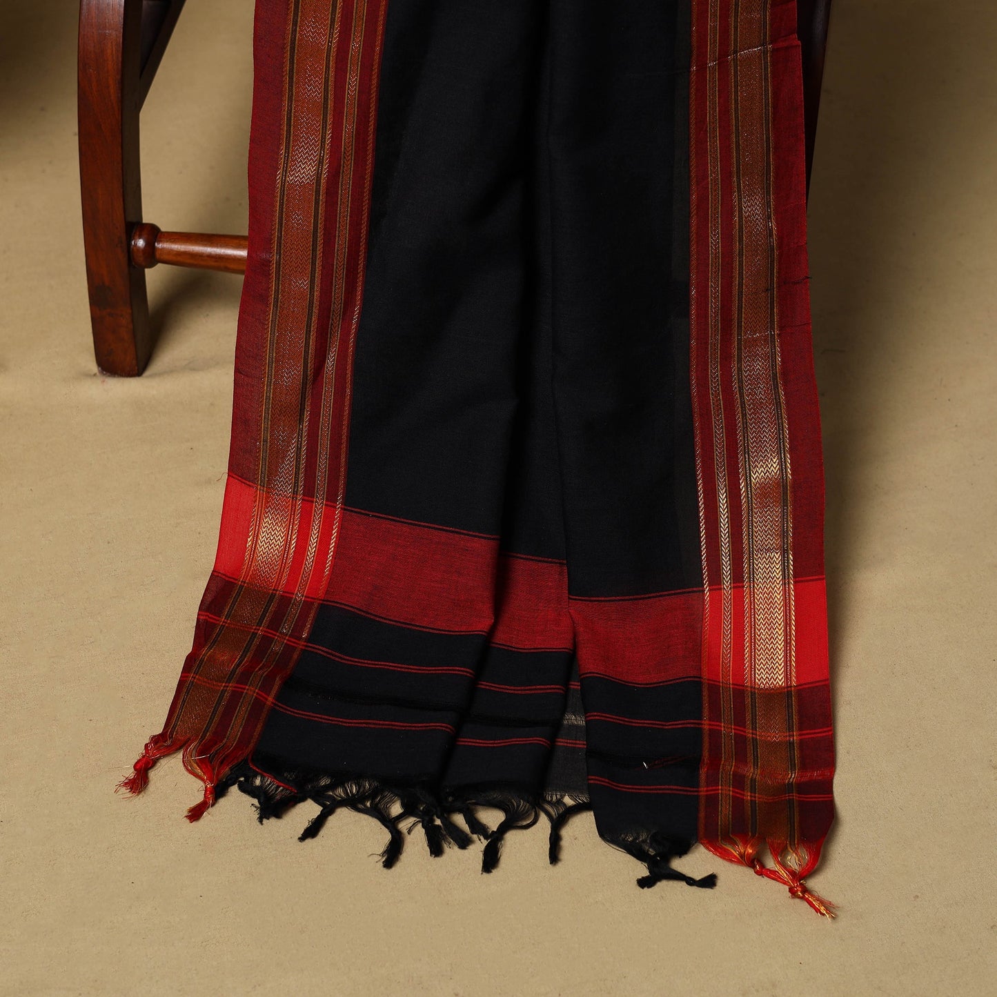 3pc cotton unstitched dharwad dress material with border 30