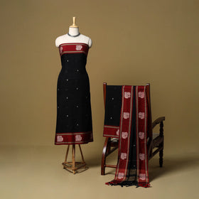 3pc cotton unstitched dharwad dress material with border 55