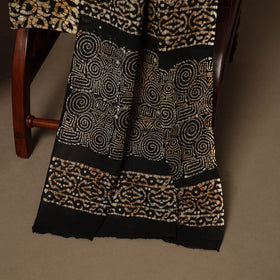 Black - 3pc cotton unstitched kutch batik dress material 20