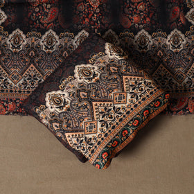 Black - 3pc digital merino wool unstitched dress material