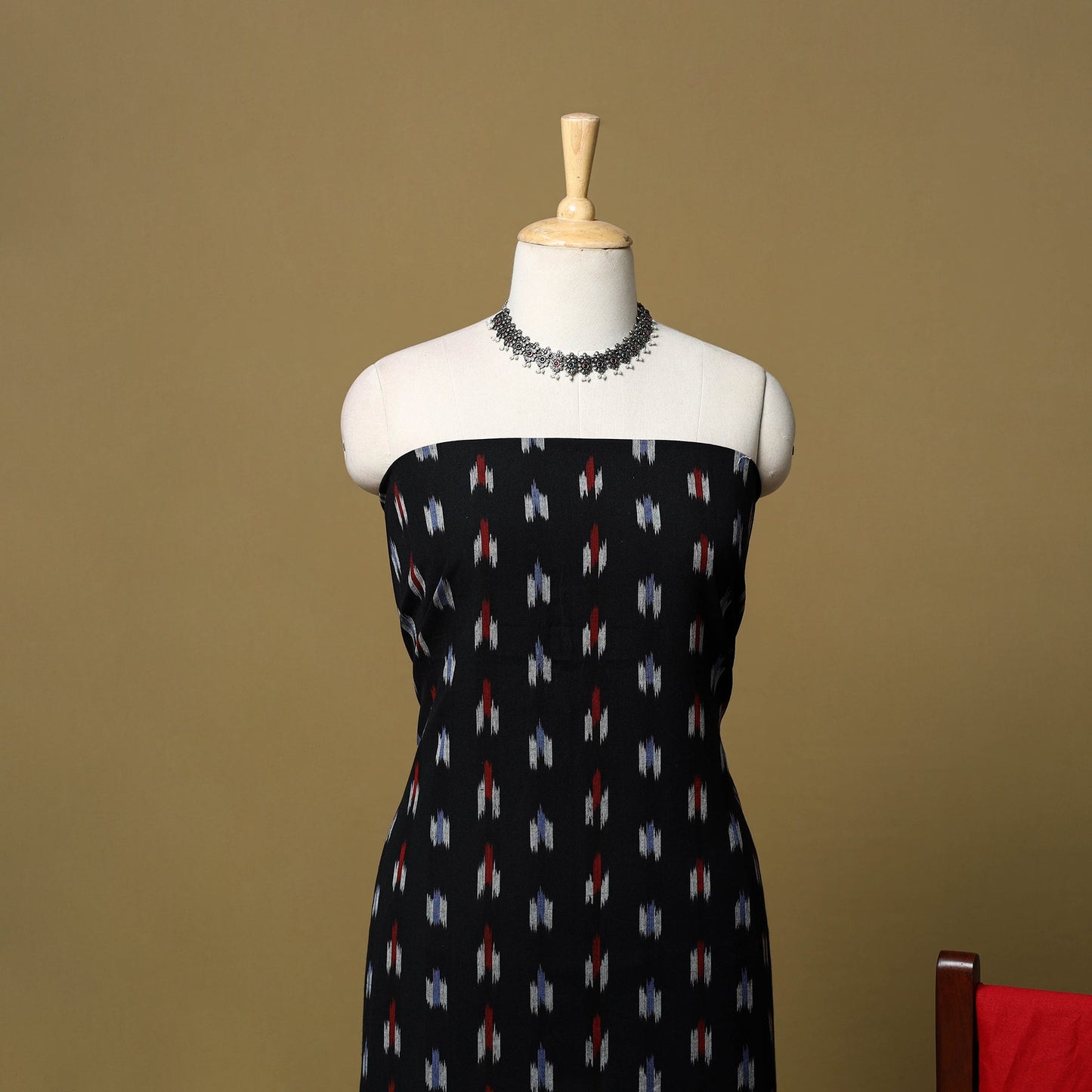 3pc handloom cotton pochampally ikat dress material 06