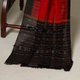 Black - 3pc handloom cotton unstitched sambalpuri dress