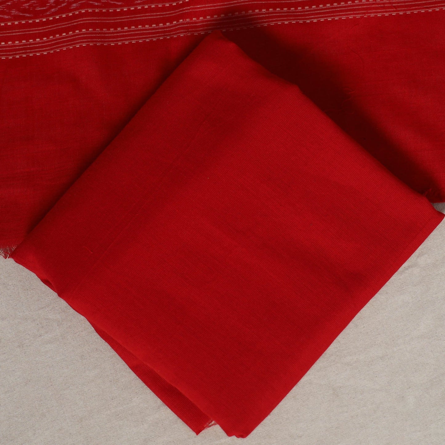 Black - 3pc handloom cotton unstitched sambalpuri dress