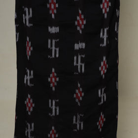 Black - 3pc handloom cotton unstitched sambalpuri dress