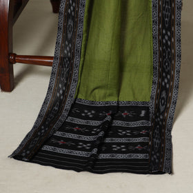 Black - 3pc handloom cotton unstitched sambalpuri dress