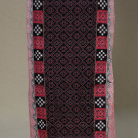 Black - 3pc handloom cotton unstitched sambalpuri dress