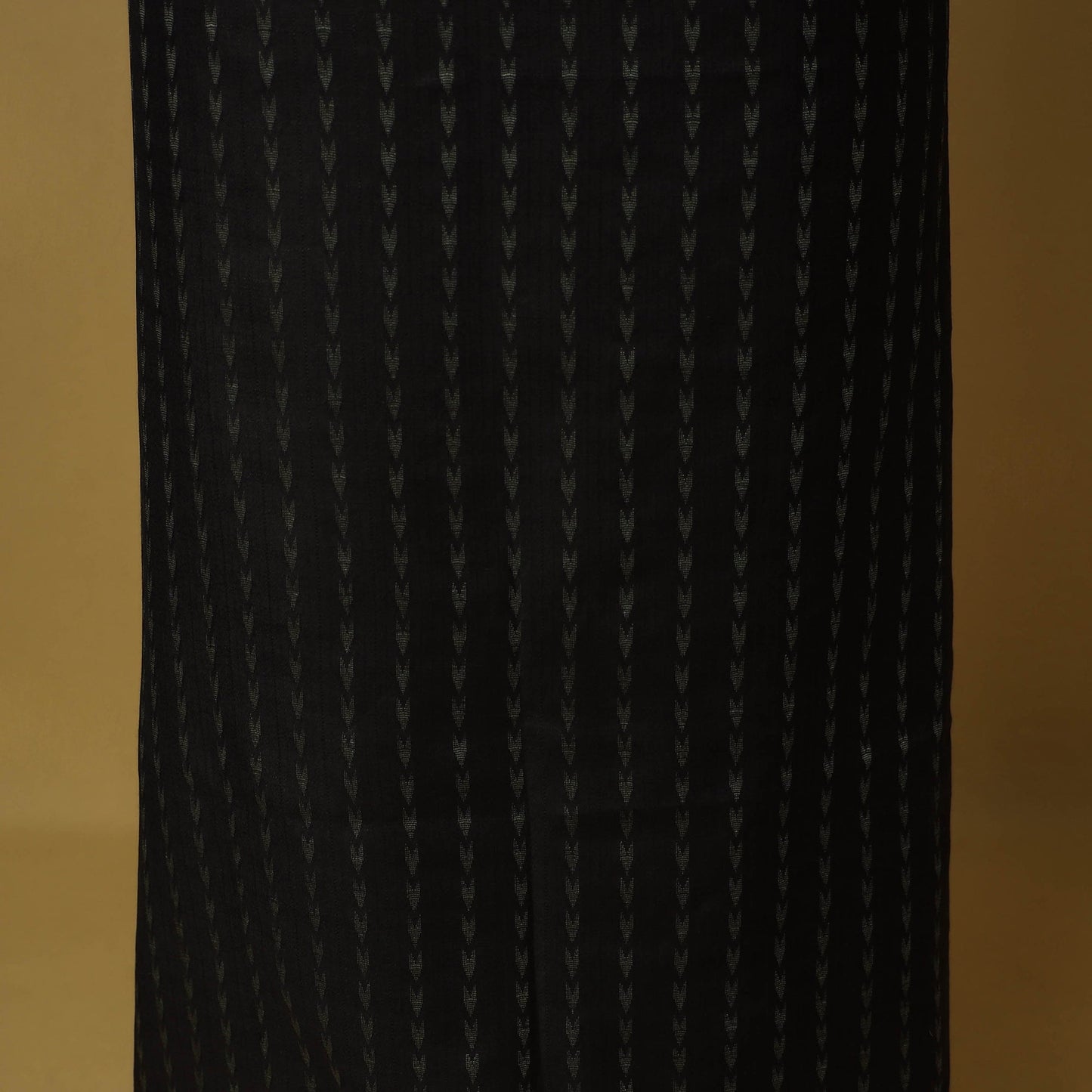 Black - 3pc handloom mulberry unstitched suit material set