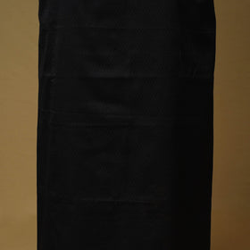 Black - 3pc karnataka weave cotton unstitched khun dress