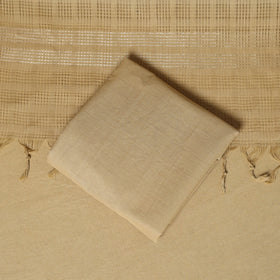 Black - 3pc karnataka weave cotton unstitched khun dress