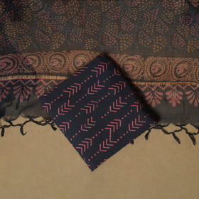 3pc kota doria cotton sanganeri unstitched dress material