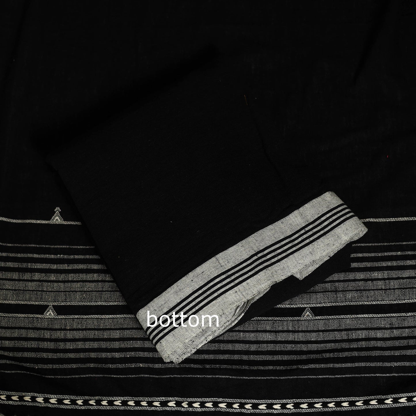 Buy 3pc Kutch Handloom Organic Kala Cotton Dress Material