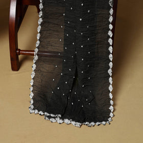 3pc kutch tie-dye satin cotton unstitched bandhani dress