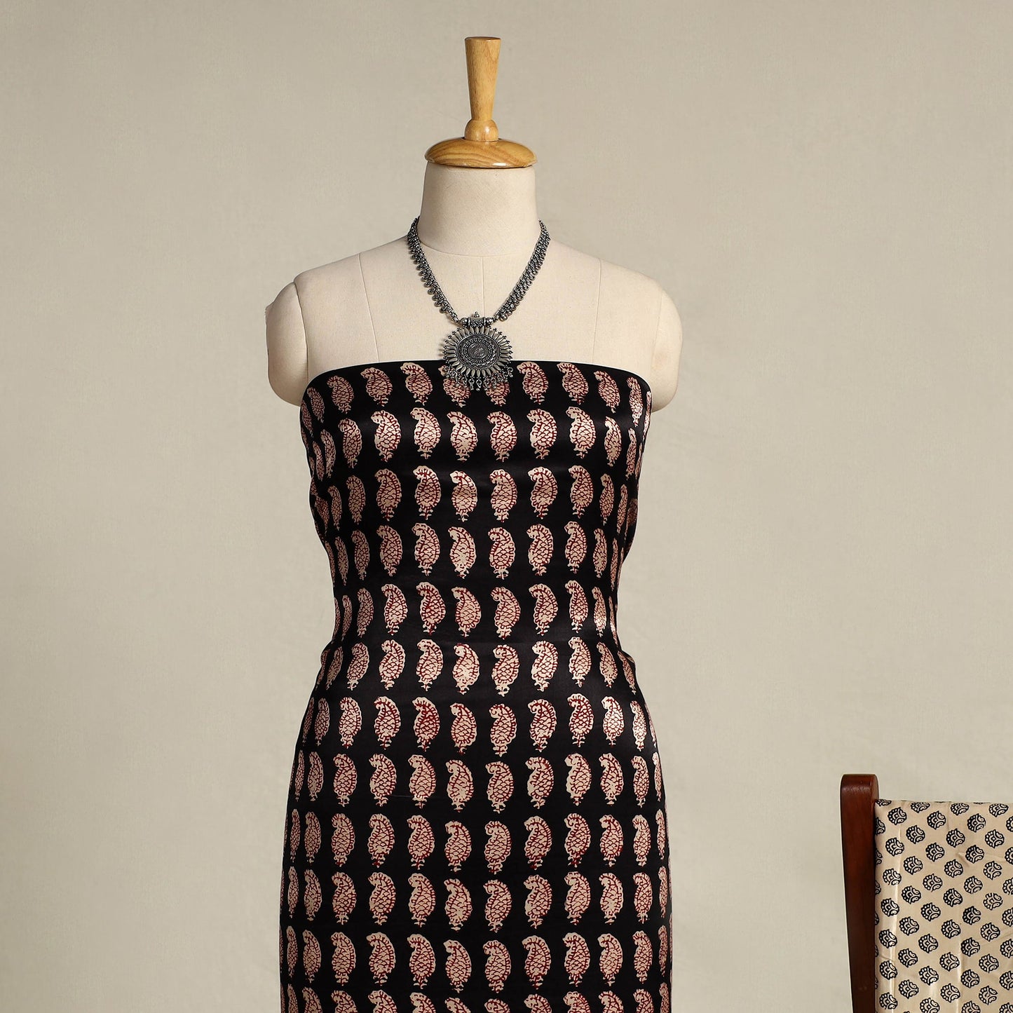 Buy 3pc 3pc Modal Silk Bagh Print Suit Material Set