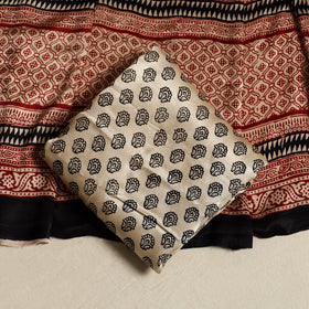 Buy 3pc 3pc Modal Silk Bagh Print Suit Material Set