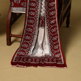 Black - 3pc modal silk unstitched bagh dress material 29