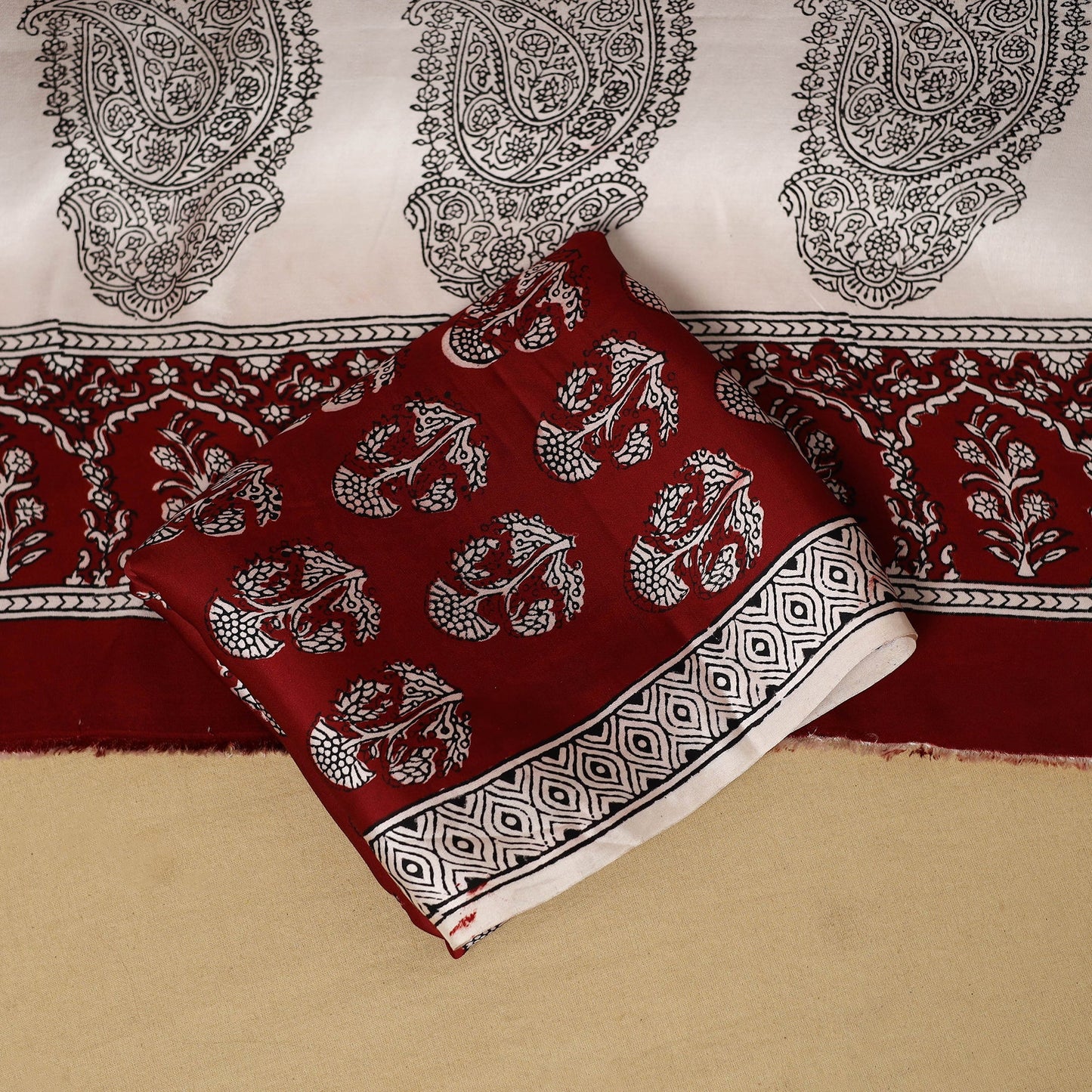 Black - 3pc modal silk unstitched bagh dress material 29