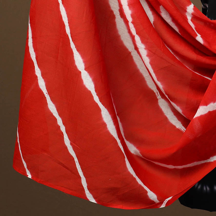 Buy Black 3pc Mul Cotton Tie-Dye Shibori Dress Material