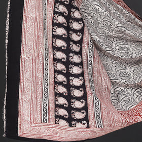  3pc Natural Dyed Cotton Bagh Print Suit Material Set