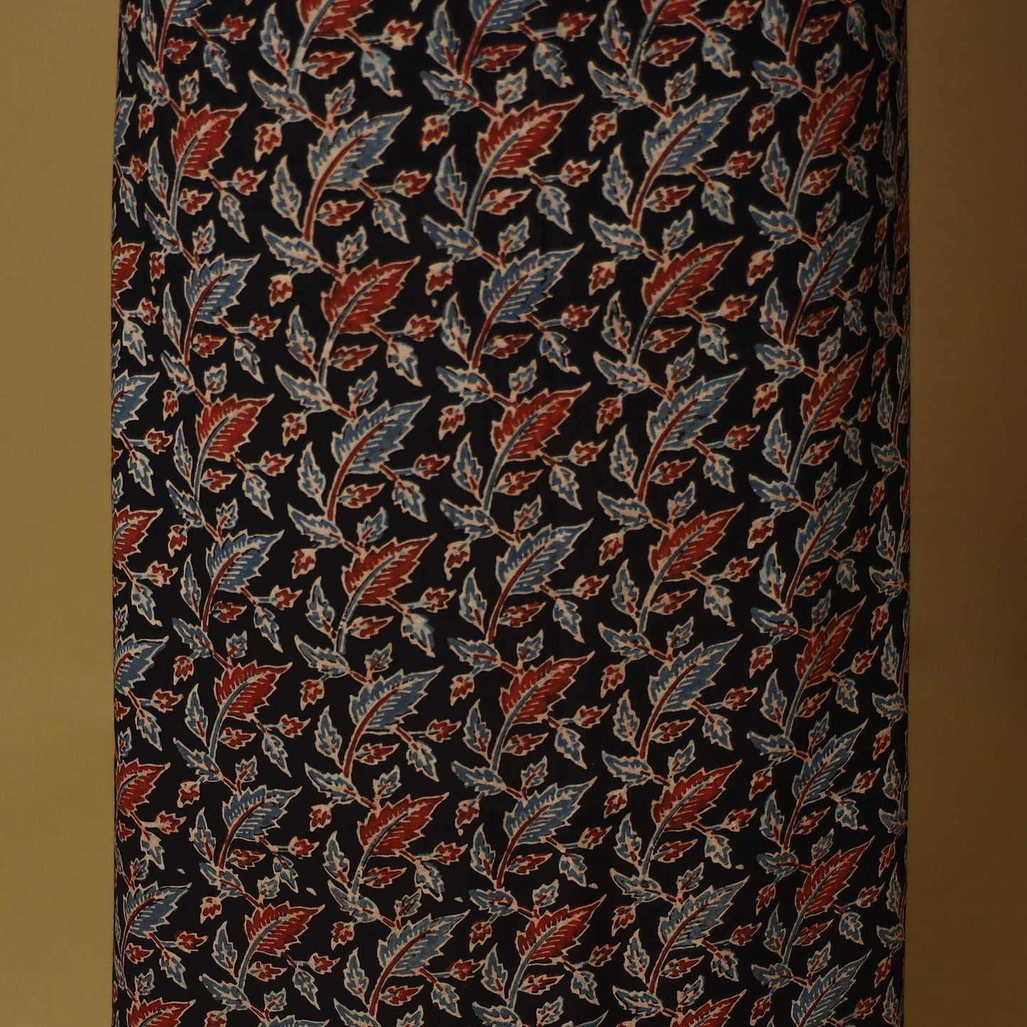 Black - 3pc natural dyed cotton unstitched dress material