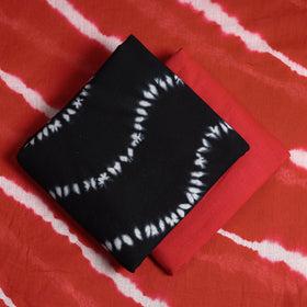  3pc Shibori Tie-Dye Cotton Suit Material Set 