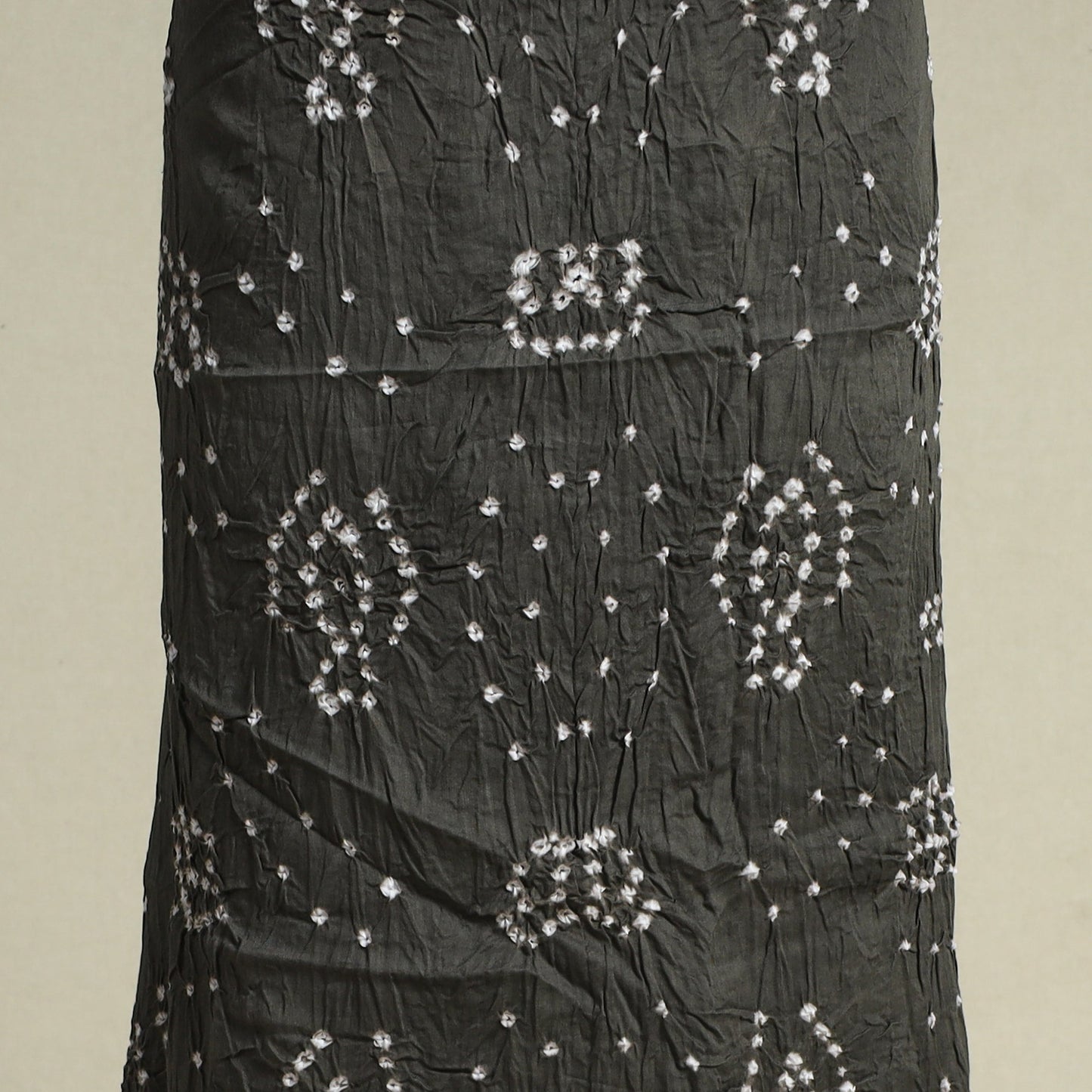 Black 3pc Unstitched Kutch Bandhani Dress Material