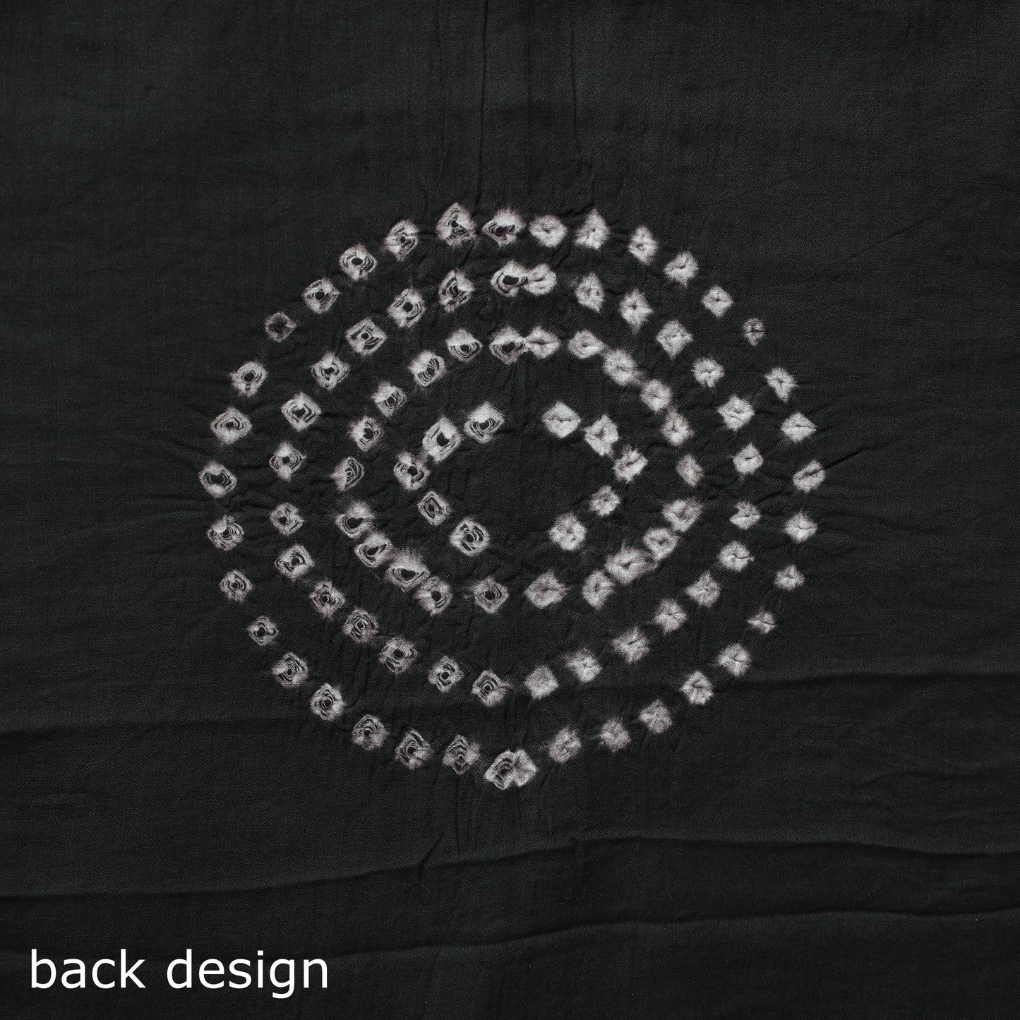 Black 3pc Unstitched Kutch Bandhani Dress Material