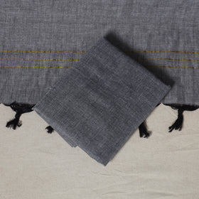 Black - 3pc unstitched maniabandha ikat dress material